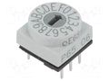 Encoding switch; HEX/BCD; Pos: 16; THT; Rcont max: 80mΩ; P65 PTR HARTMANN P65THR106H