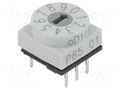 Encoding switch; DEC/BCD; Pos: 10; THT; Rcont max: 80mΩ; P65 PTR HARTMANN P65THR101H