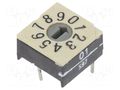 Encoding switch; DEC/BCD; Pos: 10; THT; Rcont max: 100mΩ; P60 PTR HARTMANN P60ATHR101H