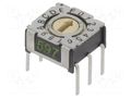 Encoding switch; HEX/BCD; Pos: 16; THT; Rcont max: 80mΩ; P36 PTR HARTMANN P36THR106H