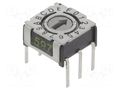 Encoding switch; HEX/BCD; Pos: 16; THT; Rcont max: 80mΩ; P36 PTR HARTMANN P36THR103H