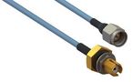 RF COAX CABLE, SMA PLUG-SMA BHD JACK, 6" 7029-3409