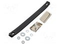 Holder; black; H: 5mm; L: 216mm; W: 20mm; handle HAMMOND HM-1427J