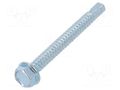 Screw; for metal; with flange; 6.3x60; Head: hexagonal; 10mm; zinc BOSSARD B6.3X60/BN1880