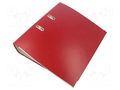 Ring binder; A4; claret; W: 75mm ESSELTE ESSELTE-11276