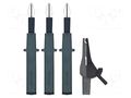 Kit of test probes; Wire insul.mat: PVC; black BEHA-AMPROBE 1324D