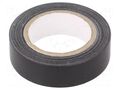 Tape: electrical insulating; W: 15mm; L: 10m; Thk: 0.13mm; black SCAPA SCAPA-2701W-15/10B
