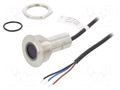 Switch: vandal resistant; Pos: 2; SPST-NO; 300mA/24VDC; IP65; 1.5kV ONPOW ONPOW91-30E10BYGR