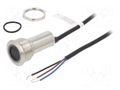Switch: vandal resistant; Pos: 2; SPST-NO; 300mA/24VDC; IP65; 1.5kV ONPOW ONPOW91-25E10BYRG