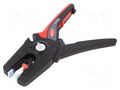 Stripping tool; 0.08÷16mm2; Wire: round,flat,multi-core; 195mm KNIPEX KNP.1252195