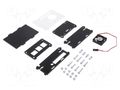 Enclosure: for computer; Raspberry Pi 4 B; plastic; black; X: 91mm  GRL-14776