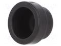 Stopper; 12mm; elastomer; Seal Plug DS; black; -20÷80°C; IP54 HUMMEL HUMMEL-1250120150