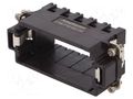 Frame for modules; male; size E16; C146,heavy|mate M; Modules: 5 AMPHENOL C146-P16002G8