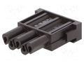 Connector: HDC; module; female; 1kV; PIN: 5; w/o contacts; 2.5mm AMPHENOL C146-C05801E8