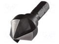 Countersink; 16mm; tinware,wood,plastic; high speed steel; 1/4" WOLFCRAFT WF2581000