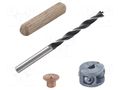 Dowel kit; 6mm WOLFCRAFT WF2916000