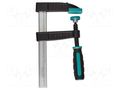 Universal clamp; cast iron; Grip capac: max.150mm; D: 80mm; wood WOLFCRAFT WF3057000