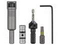 Kit; 1/4"; FLIPBIT WOLFCRAFT WF3082000