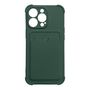 Card Armor Case Pouch Cover For iPhone 13 Mini Card Wallet Silicone Air Bag Armor Green, Hurtel 5907769335266 5907769335266