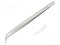 Tweezers; 150mm; Blades: curved; Blade tip shape: flat LINDSTRÖM SA.TL124-SA