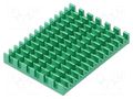 Heatsink: extruded; grilled; Raspberry Pi; green; L: 40mm; W: 30mm  ODS-15697