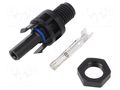 Connector: solar; socket; female; SOLARLOK; for panel mounting TE Connectivity 1971920-2