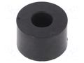 Washer; Base dia: 25mm; stainless steel; H: 16mm; Plating: rubber ELESA+GANTER GN438.5-25-16-4A70