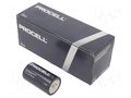 Battery: alkaline; D; 1.5V; non-rechargeable; 10pcs. PROCELL BAT-LR20/DRPR-BOX