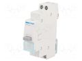 Module: pushbutton switch; 230VAC; 16A; for DIN rail mounting HAGER SVN351