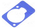 connector LETTERING PLATE BLUE NEUTRIK NTR-DSS-BLUE
