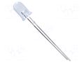 LED; red; 5mm; 8000÷10000mcd; 30°; Front: convex; 2÷2.6VDC NTE Electronics NTE30041
