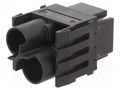 Connector: HDC; module; female; 1kV; PIN: 2; w/o contacts AMPHENOL C146-10B00260015