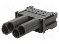 Connector: HDC; module; male; 830V; PIN: 4; w/o contacts AMPHENOL C146-10A00460015