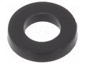 Washer; round; M3; D=6mm; h=1mm; polyamide; black ESSENTRA 1340107