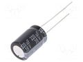Capacitor: electrolytic; THT; 220uF; 35VDC; Ø10x16mm; Pitch: 5mm PANASONIC EEUTP1V221