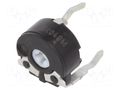 Potentiometer: mounting; single turn,horizontal; 100kΩ; 100mW PIHER PT6KV-104A20-PM