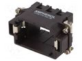 Frame for modules; male; size E10; C146,heavy|mate M; Modules: 3 AMPHENOL C146-P10002G8