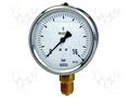 Manometer; 0÷16bar; Class: 1.6; 63mm; Temp: -20÷60°C; steel; 213.53 WIKA 213.53.063.416.MK1