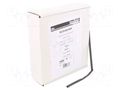 Heat shrink sleeve; glueless; 2: 1; 4.8mm; L: 10m; black TASKER BOX4824BK