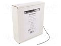 Heat shrink sleeve; glueless; 2: 1; 1.2mm; L: 10m; black TASKER BOX1206BK