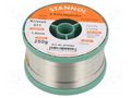 Tin; lead free; Sn96,5Ag3Cu0,5; 1mm; 0.25kg; reel; 217÷220°C STANNOL SAC305K511/1.0/250