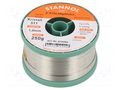 Tin; lead free; Sn96,5Ag3Cu0,5; 1mm; 0.25kg; reel; 217÷220°C STANNOL SAC305K511/1.0/250