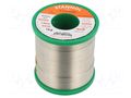 Tin; lead free; Sn99,3Cu0,7; 1mm; 1kg; reel; 227°C; Flux cont: 2.7% STANNOL S99C1K511/1.0/1.0