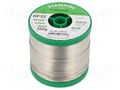 Tin; lead free; Sn99,3Cu0,7; 0.7mm; 0.5kg; reel; 227°C; Flux: SW32 STANNOL S99C1HF32/0.7/0.5