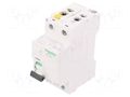 RCD breaker; Inom: 40A; Ires: 30mA; Poles: 2; 400VAC; IP20; 1÷25mm2 SCHNEIDER ELECTRIC A9Z21240