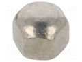 Nut; hexagonal; M5; 0.8; acid resistant steel A4; 8mm; BN 634; dome BOSSARD B5/BN634
