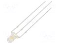 LED; red/warm white; 3mm; 30°; Front: convex; 2.1÷2.6/3.1÷3.6VDC OPTOSUPPLY OSRMPA3131A