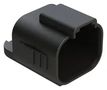 PROTECTIVE CAP, 4POS, PLUG, BLACK AT06-4S-CAP