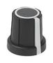 CONTROL KNOB, TPE, ROUND, 18.5MM 1106WA