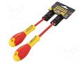 Kit: screwdrivers; insulated; 1kVAC; PlusMinus PH-type; FATMAX® STANLEY STL-FMHT0-62648